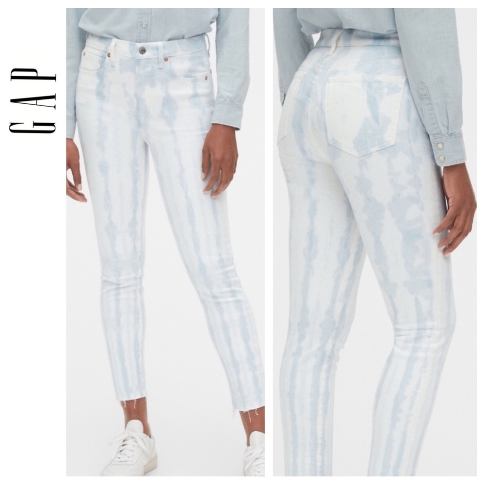 GAP True Skinny Tie Dye Jeans 8 / 29 Tall